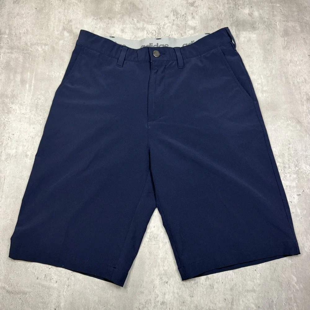 New Adidas Ultimate365 Shorts Mens 30 Navy Golf 10 Inseam Stretch Pockets Tech